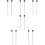 12St Percussie Stokken Marimba Hammers Maple Bruin Wit Met Vol Geluid 9