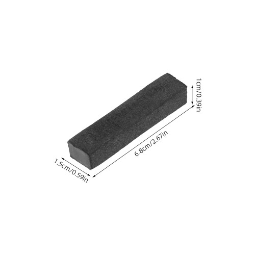 Entretien Instruments Polisseur Frettes Caoutchouc Noir 1