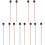 12St Percussie Stokken Marimba Hammers Maple Bruin Wit Met Vol Geluid 4