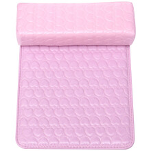 2Sets Manicure Polskussen Handsteun, Duurzaam PU Leer Roze Voor Nagels