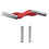 2Pcs Ergonomic Red Brick Pointing Tool for Professional Mortar Removal 1