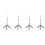4St Universele Auto Rem Cilinder Honing Multi Kleur Set 3