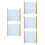 5St Reusable Witte Water Schrijfdocumenten Met Scroll Voor Kalligrafie 6