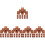 100St Micro Landschapsbakstenen Chocolade DIY Mini Tuindecoratie 4