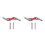 2Pcs Ergonomic Red Brick Pointing Tool for Professional Mortar Removal 4