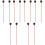 12St Percussie Stokken Marimba Hammers Maple Bruin Wit Met Vol Geluid 5