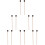 12St Percussie Stokken Marimba Hammers Maple Bruin Wit Met Vol Geluid 8