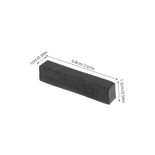 Entretien Instruments Polisseur Frettes Caoutchouc Noir 2
