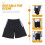 Short Tissu Polyester Respirant Confortable 4