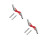 2Pcs Ergonomic Red Brick Pointing Tool for Professional Mortar Removal 9