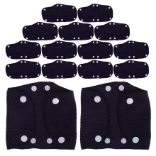 30St Donkerblauwe Wasbare Ademend Hard Hat Sweatbands Voor Werkhelmen