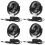 4St Multi Kleur USB Auto Ventilator ABS Koelventilator Voor Dashboard 7