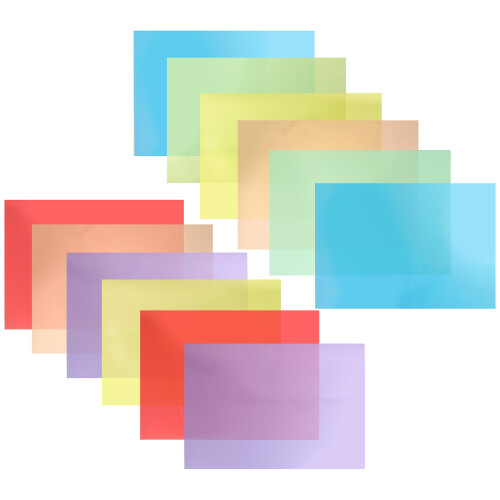 Cellophane Coloré Rigide PVC Pour DIY