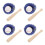 4Sets Mini Honkbal Accessoires PU Leer Hout Voor Rollenspel 7