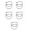 10Pcs Black Motorcycle Throttle Cable Kit Plastic Alloy for Car Use 7
