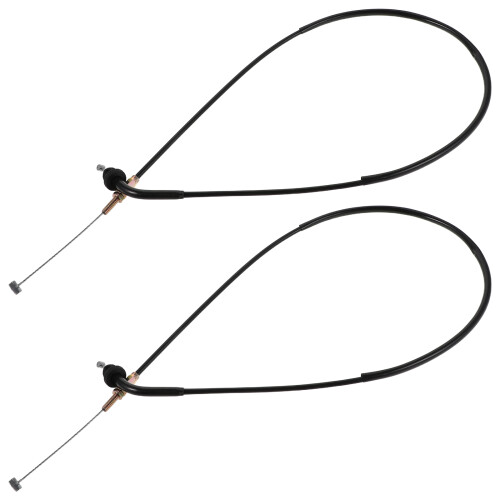 10Pcs Black Motorcycle Throttle Cable Kit Plastic Alloy for Car Use 2