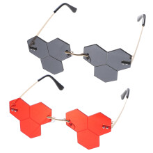 2St Unieke Rimless Zonnebril St Bril Rave En Feest