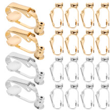 60St DIY Oorclips Converters Duurzame Clip-Ons in Assorti Kleuren