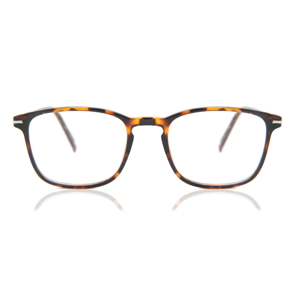Smartbuy Collection Full Rim Square Tortoise Fundy Cp120c Unisex Eyeglasses