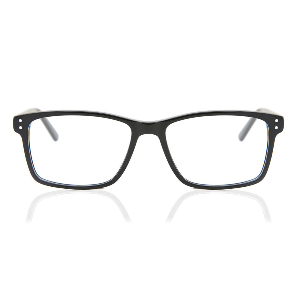 Smartbuy Collection Full Rim Square Black Coby A85 Unisex Eyeglasses