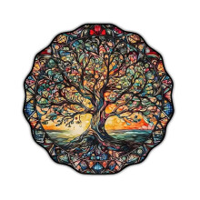 Acrylic Tree of Colourful Life Decorative Sign,Wall Art Decorative Hanging,Wall Decorations Gift for Mom Grandma Teacher