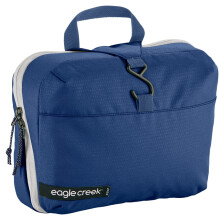 Eagle Creek Pack-It Reveal Trousse de Toilette Suspendue - Se Plie ou Se Suspends, avec Crochets, Bleu/Grey - Taille Unique