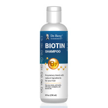 Dr. Berg Biotin Schampo för Män & Kvinnor (Förbättrad Formel) - Testad & Certifierad Paraben- Sulfat- & Silikonfri