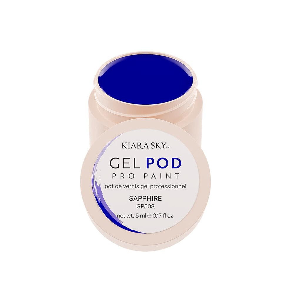 Kiara Sky Blue Professional Nails Gel Art Pod 0.17 Fl Oz - Sapphire