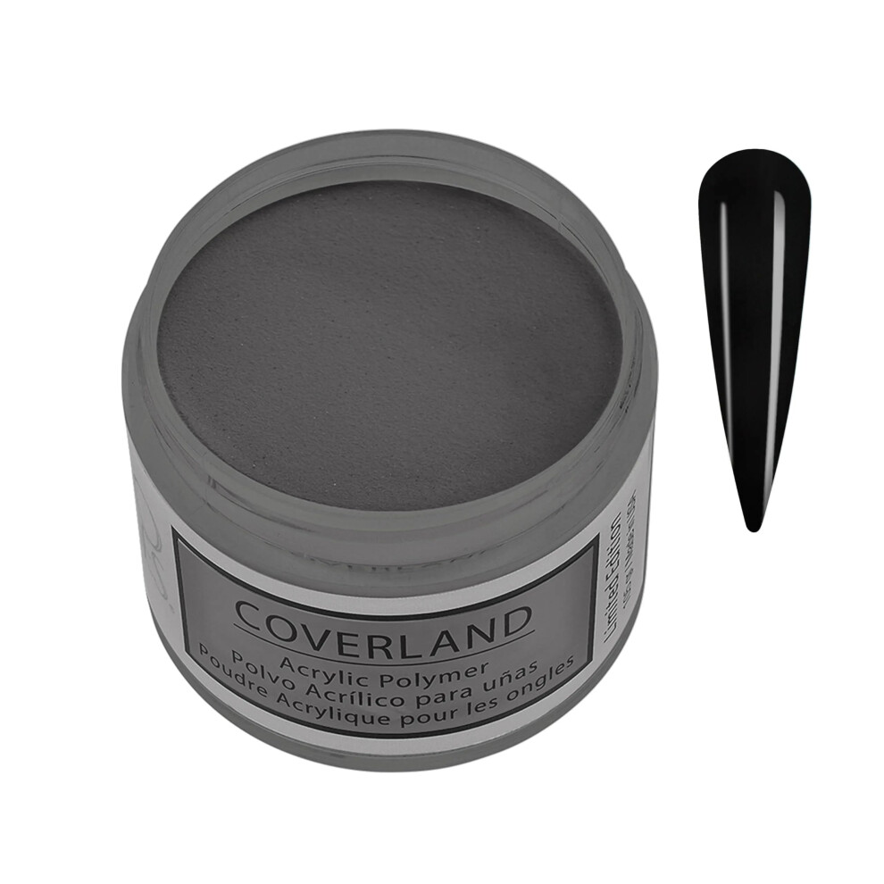 Tones Black Coverland Acrylic Nail Powder 'Pure ' - Limited Edition, 1.5 Oz