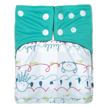(Crab) Bamboo Charcoal Inserts In Baby Cloth Diaper Reusable Pocket Washable Nappies