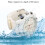 Reloj de cuarzo multifuncional blanco, 46mAh, 47mm 8