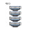 (Blade Head) Gillette For Mach 3 Three Layer Ultra Thin Blade Replacement Head Shaver 1