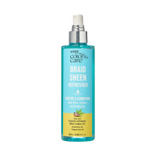 KISS COLORS & CARE Braid Sheen Spray 8.45 oz - Hälsosam glans för flätor, locs, lockar & naturligt hår
