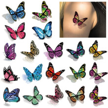 Cerlaza 3D Vlindertattoos Tijdelijk, 120 Stijlen Vlindertattoos Stickers voor Vrouwen en Meisjes, Realistische Semi Permanente Neptattoo's