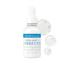 DERMAdoctor Calm Cool + Corrected Dermatologist Formulated Moisture Recovery Hyaluronic Acid Serum with Vitamin C & Niacinamide; Hydrating & Brighteni