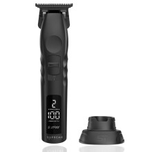 Cortadora Supreme Trimmer 2Velocidades | 3 Horas de Uso, Cuchillas Removibles, 2 Velocidades, Pantalla de Batería | Cortadora Profesional Sin Cable