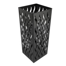 Fashionable Black Metal Umbrella Stand 42x16cm Indoor Organizer