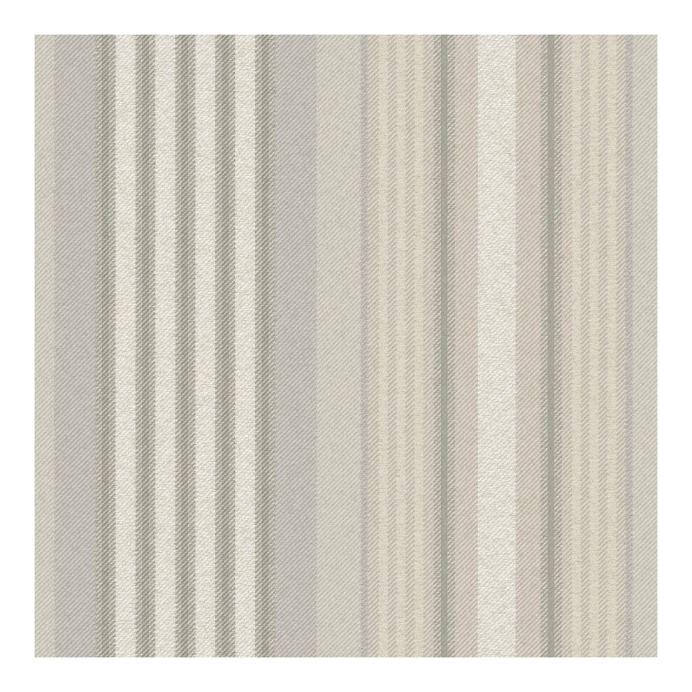 Superfresco Easy Loom Stripe Stone Wallpaper