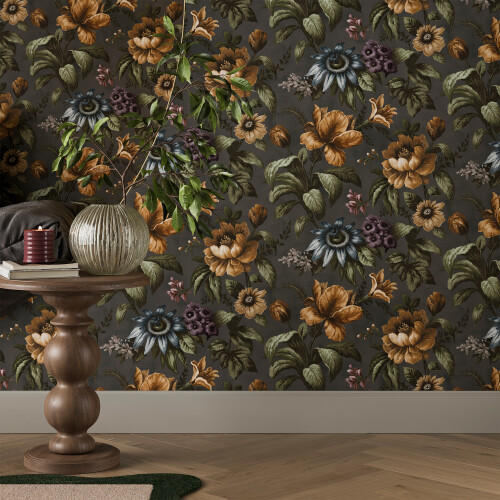 Superfresco Easy Superfresco Easy Gardenia Charcoal Wallpaper 1