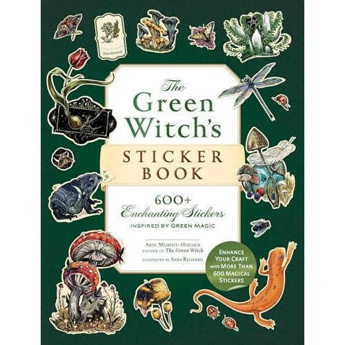 The Green Witchs Sticker Book by Arin MurphyHiscock Paperback Book