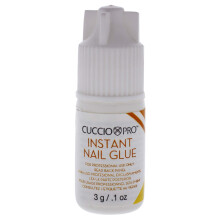Cuccio Pro Instant Nail Glue, Professionelle Qualität, Schnell trocknender Kleber für Kunstnägel, Kristallklar, 0,1 oz