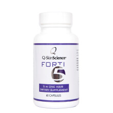 Quintessence Forti5 Integratore Nutrizione per Crescita Capillare con 5+1 Sostanze Chiave, 1 Mese - 60 Caps.