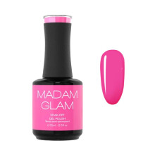 Madam Glam - Soak-Off Gel Polish 15ml I 0.5 fl oz - Levendige Barbie Roze - UV/LED Geschikt