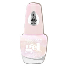 L.A. COLORS Pink Please Gel Nagellack, Milky Pink CNL641