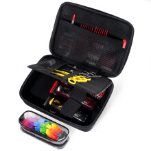 ProCase Hard Barber Accessories Case, Travel Bag for 3 Hair Clippers and Supplies, Trimmer Organizer Storage Box with Clear Pouch, Portable Holder for