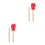 2Ensembles Instruments Percussion Bois Rouge Pour Enfants Et Débutants 4