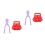 4Pièces Kit Moules Enfants Confortable Couleurs 7