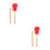 2Ensembles Instruments Percussion Bois Rouge Pour Enfants Et Débutants 7