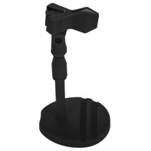 5Pièces Support Lampe Vernis Noir Plastique 360 Rotatif Télescopique