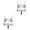 2Pièces Support De Découpe Ajustable En Acier Durable Pour Atelier 7